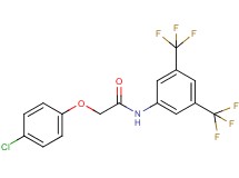 N-[3,5-bis(trifluoromethyl)phenyl]-2-(4-chlorophenoxy)acetamide