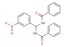 N,N'-[(3-nitrophenyl)methylene]dibenzamide