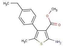 methyl 2-amino-4-(4-ethylphenyl)-5-methyl-3-thiophenecarboxylate