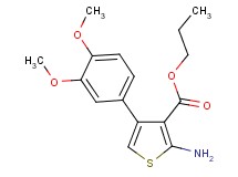 propyl 2-amino-4-(3,4-dimethoxyphenyl)-3-thiophenecarboxylate