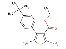 ethyl 2-amino-4-(4-tert-butylphenyl)-5-methyl-3-thiophenecarboxylate