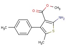 methyl 2-amino-5-methyl-4-(4-methylphenyl)-3-thiophenecarboxylate