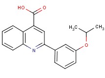 2-(3-isopropoxyphenyl)-4-quinolinecarboxylic acid