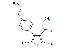 methyl 2-amino-5-methyl-4-(4-propylphenyl)-3-thiophenecarboxylate