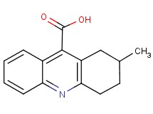 2-methyl-1,2,3,4-tetrahydro-9-acridinecarboxylic acid
