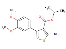 isopropyl 2-amino-4-(3,4-dimethoxyphenyl)-3-thiophenecarboxylate