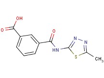 3-{[(5-methyl-1,3,4-thiadiazol-2-yl)amino]carbonyl}benzoic acid