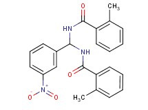 N,N'-[(3-nitrophenyl)methylene]bis(2-methylbenzamide)