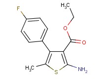 ethyl 2-amino-4-(4-fluorophenyl)-5-methyl-3-thiophenecarboxylate
