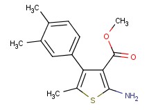 methyl 2-amino-4-(3,4-dimethylphenyl)-5-methyl-3-thiophenecarboxylate