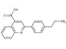 2-(4-propylphenyl)-4-quinolinecarboxylic acid