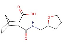 3-{[(tetrahydro-2-furanylmethyl)amino]carbonyl}bicyclo[2.2.1]heptane-2-carboxylic acid