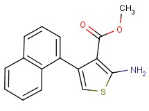 methyl 2-amino-4-(1-naphthyl)-3-thiophenecarboxylate