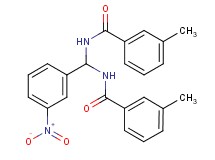 N,N'-[(3-nitrophenyl)methylene]bis(3-methylbenzamide)