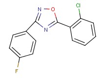 5-(2-chlorophenyl)-3-(4-fluorophenyl)-1,2,4-oxadiazole