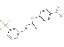 N-(4-nitrophenyl)-3-[3-(trifluoromethyl)phenyl]acrylamide