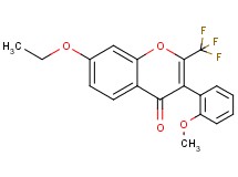 7-ethoxy-3-(2-methoxyphenyl)-2-(trifluoromethyl)-4H-chromen-4-one