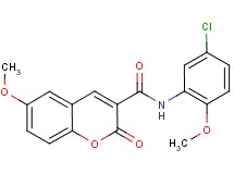 N-(5-chloro-2-methoxyphenyl)-6-methoxy-2-oxo-2H-chromene-3-carboxamide