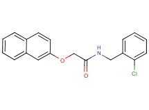 N-(2-chlorobenzyl)-2-(2-naphthyloxy)acetamide