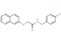 N-(4-chlorobenzyl)-2-(2-naphthyloxy)acetamide