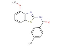 N-(4-methoxy-1,3-benzothiazol-2-yl)-4-methylbenzamide