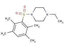 1-ethyl-4-[(2,3,5,6-tetramethylphenyl)sulfonyl]piperazine