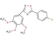 5-(4-fluorophenyl)-3-(3,4,5-trimethoxyphenyl)-1,2,4-oxadiazole