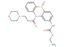 ethyl {10-[3-(4-morpholinyl)propanoyl]-5-oxido-10H-phenothiazin-2-yl}carbamate hydrochloride
