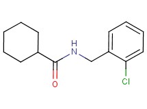 N-(2-chlorobenzyl)cyclohexanecarboxamide