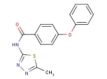 N-(5-methyl-1,3,4-thiadiazol-2-yl)-4-phenoxybenzamide