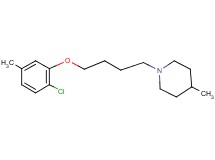 1-[4-(2-chloro-5-methylphenoxy)butyl]-4-methylpiperidine