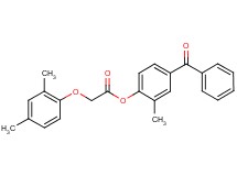4-benzoyl-2-methylphenyl (2,4-dimethylphenoxy)acetate