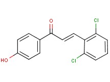 3-(2,6-dichlorophenyl)-1-(4-hydroxyphenyl)-2-propen-1-one