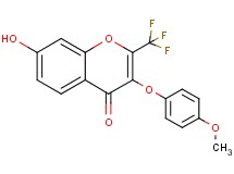 7-hydroxy-3-(4-methoxyphenoxy)-2-(trifluoromethyl)-4H-chromen-4-one