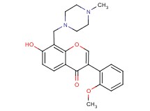 7-hydroxy-3-(2-methoxyphenyl)-8-[(4-methyl-1-piperazinyl)methyl]-4H-chromen-4-one