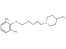 1-[5-(2,6-dimethylphenoxy)pentyl]-4-methylpiperidine