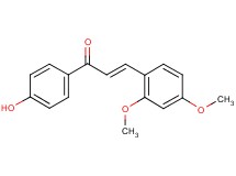 3-(2,4-dimethoxyphenyl)-1-(4-hydroxyphenyl)-2-propen-1-one