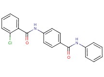 N-[4-(anilinocarbonyl)phenyl]-2-chlorobenzamide