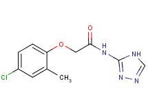 2-(4-chloro-2-methylphenoxy)-N-4H-1,2,4-triazol-3-ylacetamide