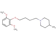1-[4-(2,6-dimethoxyphenoxy)butyl]-4-methylpiperidine