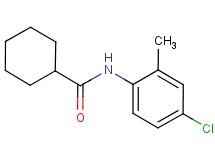 N-(4-chloro-2-methylphenyl)cyclohexanecarboxamide