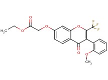 ethyl {[3-(2-methoxyphenyl)-4-oxo-2-(trifluoromethyl)-4H-chromen-7-yl]oxy}acetate