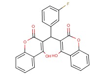 3,3'-[(3-fluorophenyl)methylene]bis(4-hydroxy-2H-chromen-2-one)
