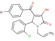1-allyl-4-(4-bromobenzoyl)-5-(2-chlorophenyl)-3-hydroxy-1,5-dihydro-2H-pyrrol-2-one