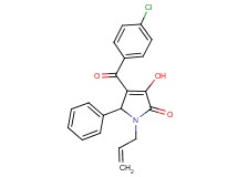 1-allyl-4-(4-chlorobenzoyl)-3-hydroxy-5-phenyl-1,5-dihydro-2H-pyrrol-2-one