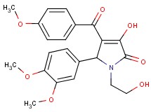 5-(3,4-dimethoxyphenyl)-3-hydroxy-1-(2-hydroxyethyl)-4-(4-methoxybenzoyl)-1,5-dihydro-2H-pyrrol-2-one