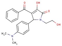 4-benzoyl-5-[4-(dimethylamino)phenyl]-3-hydroxy-1-(2-hydroxyethyl)-1,5-dihydro-2H-pyrrol-2-one