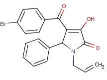 1-allyl-4-(4-bromobenzoyl)-3-hydroxy-5-phenyl-1,5-dihydro-2H-pyrrol-2-one