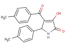 3-hydroxy-4-(4-methylbenzoyl)-5-(4-methylphenyl)-1,5-dihydro-2H-pyrrol-2-one
