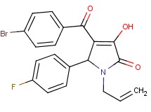 1-allyl-4-(4-bromobenzoyl)-5-(4-fluorophenyl)-3-hydroxy-1,5-dihydro-2H-pyrrol-2-one